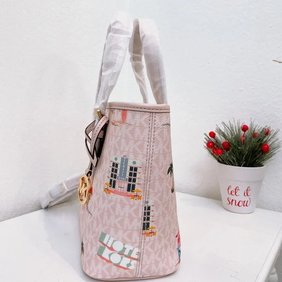 Michael Kors Jet Set Travel XS TZ Tote Bag - Picture 3 of 9